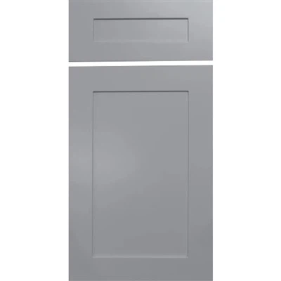 Gabinetes de cocina de estilo Shaker en color gris